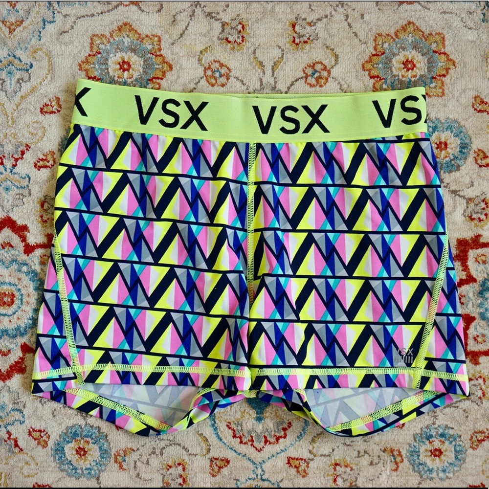 VICTORIAS SECRET X performance shorts.